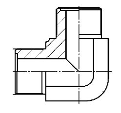 Metric Thread O-Ring Face Seal Fitting