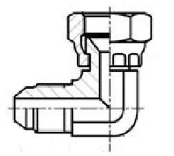 Metric Thread 74° Cone Flared Tube Fitting